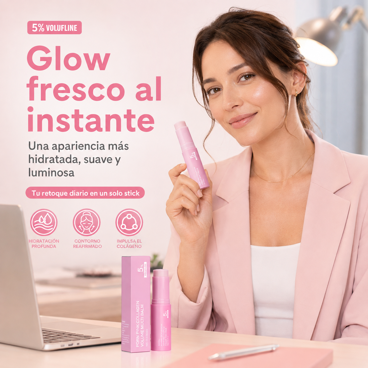 VELUNÉ™ PDRN Pink Collagen Multi Balm
