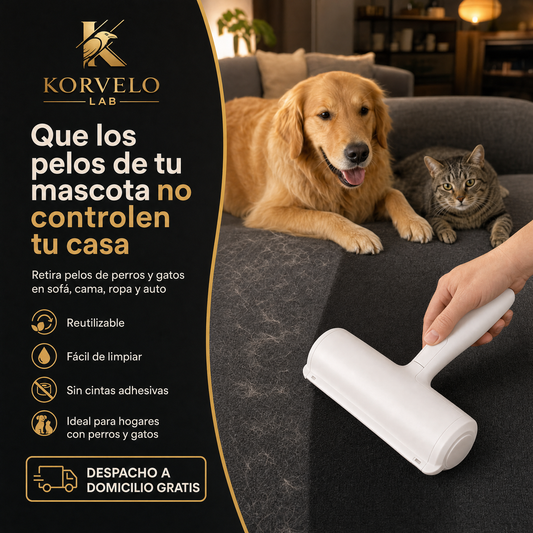 Korvelo FurLift™ | Removedor reutilizable de pelos de mascota